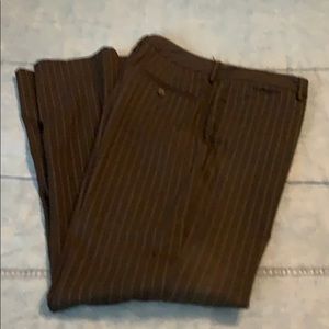 Black pinstriped pant